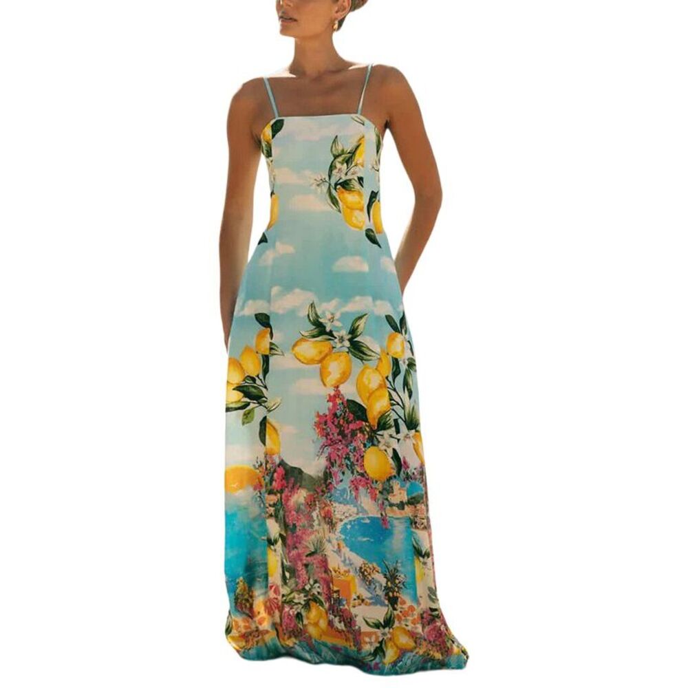 Amina Glam Womens  Maxi Dress